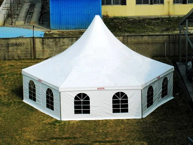 Outdoor Hexagon Pagoda Canopy Aluminum Luxury Party Event Tent