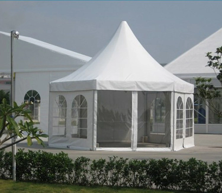 Outdoor Hexagon Pagoda Canopy Aluminum Luxury Party Event Tent