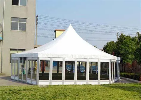 Outdoor Hexagon Pagoda Canopy Aluminum Luxury Party Event Tent