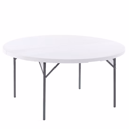 Table pliante en plastique de meubles de banquet de camping en plein air pour jardin de mariage